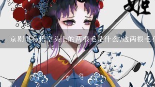 京剧里孙悟空头上的两根毛是什么?这两根毛有什么用?