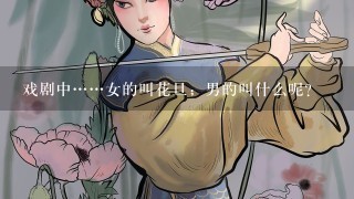 戏剧中……女的叫花旦；男的叫什么呢？