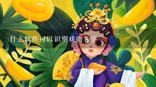 什么软件可以识别戏曲名字