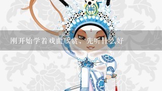 刚开始学着戏曲欣赏，先听什么好