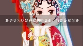 我爷爷和奶奶在家想听戏曲，特别是柳琴戏，秦腔，豫