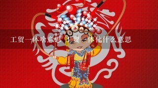 工贸1体啥意思 工贸1体化什么意思