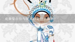 戏曲梁山伯与祝英台是什么曲种？