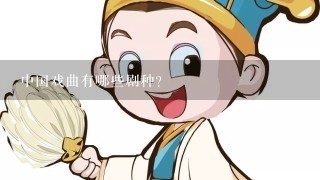 中国戏曲有哪些剧种？