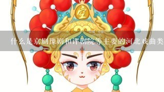 什么是京剧豫剧和评剧院等主要的河北戏曲类型？